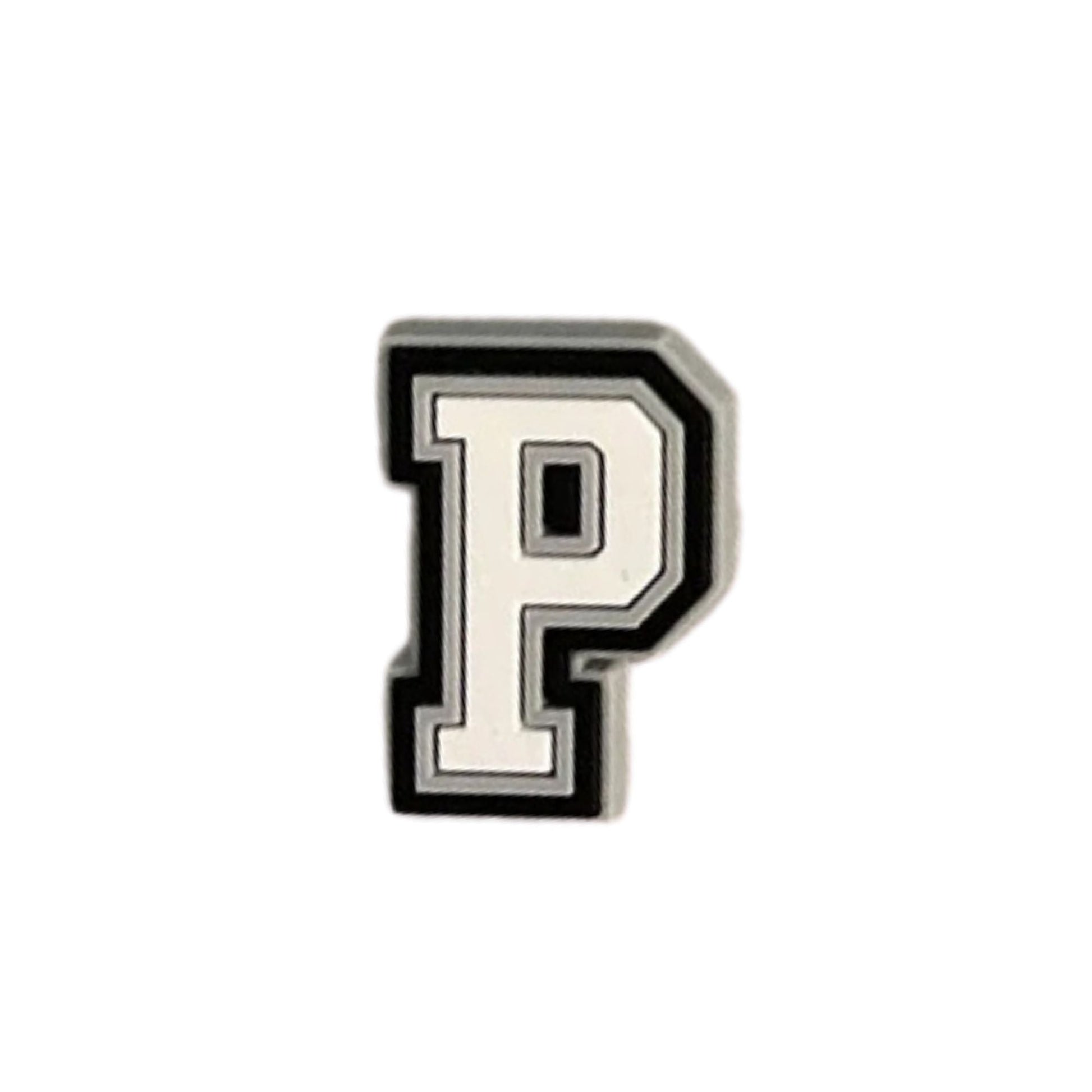 lettre p noir et blanc