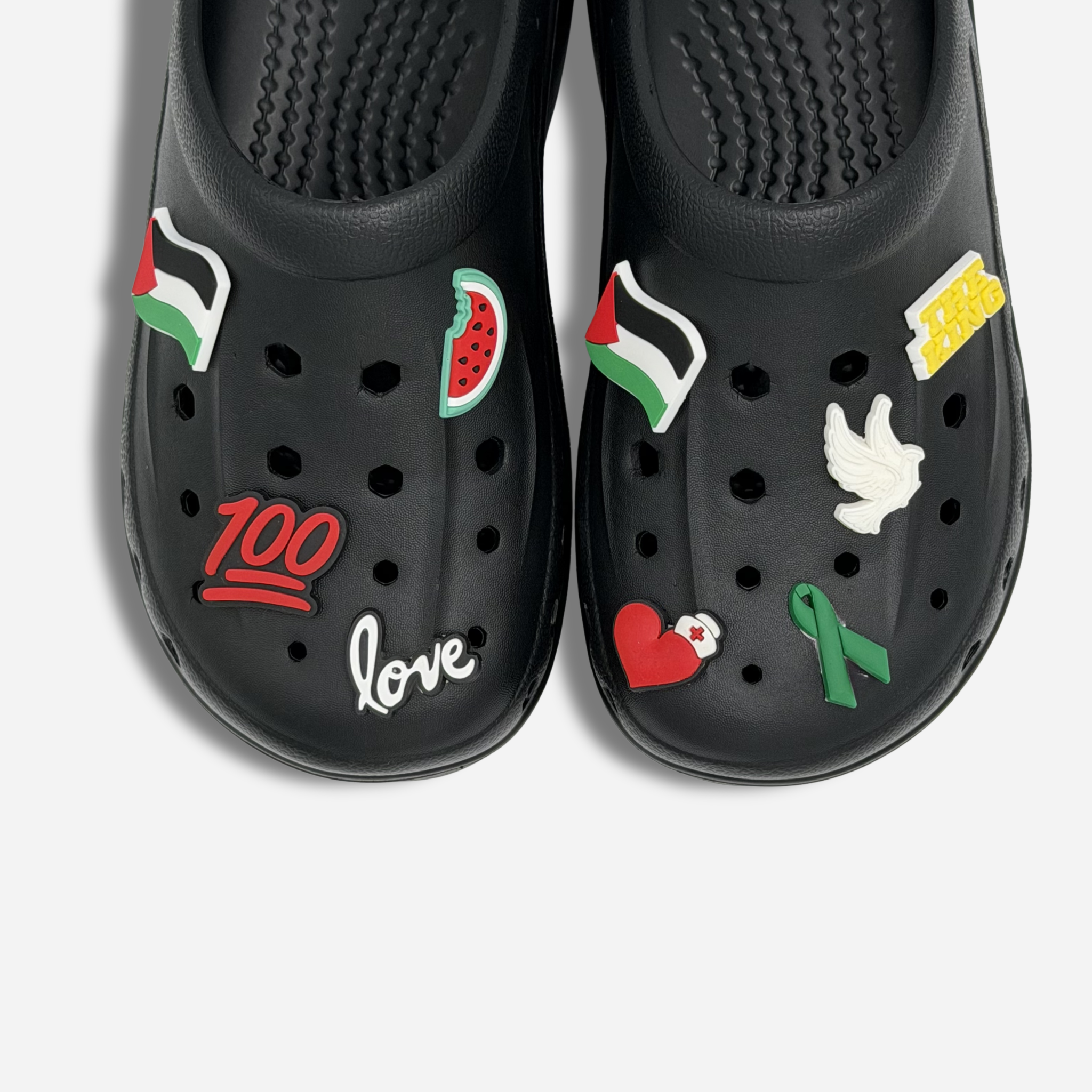 Pack 10 Pin's pour Clogs - Palestine