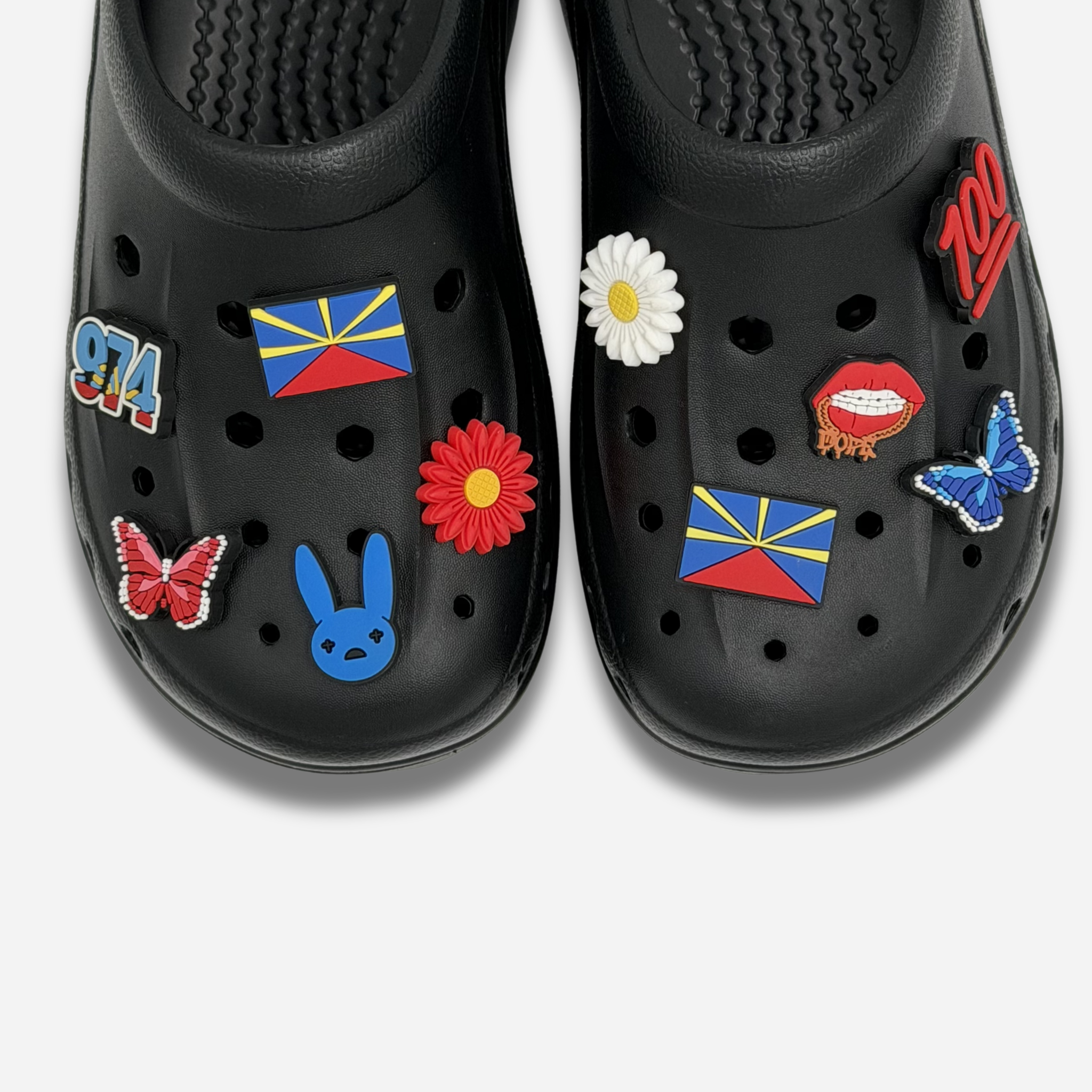 Pack 10 Pin's pour Clogs - Réunion