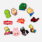 Pack of 11 Charms - Fun and Troll