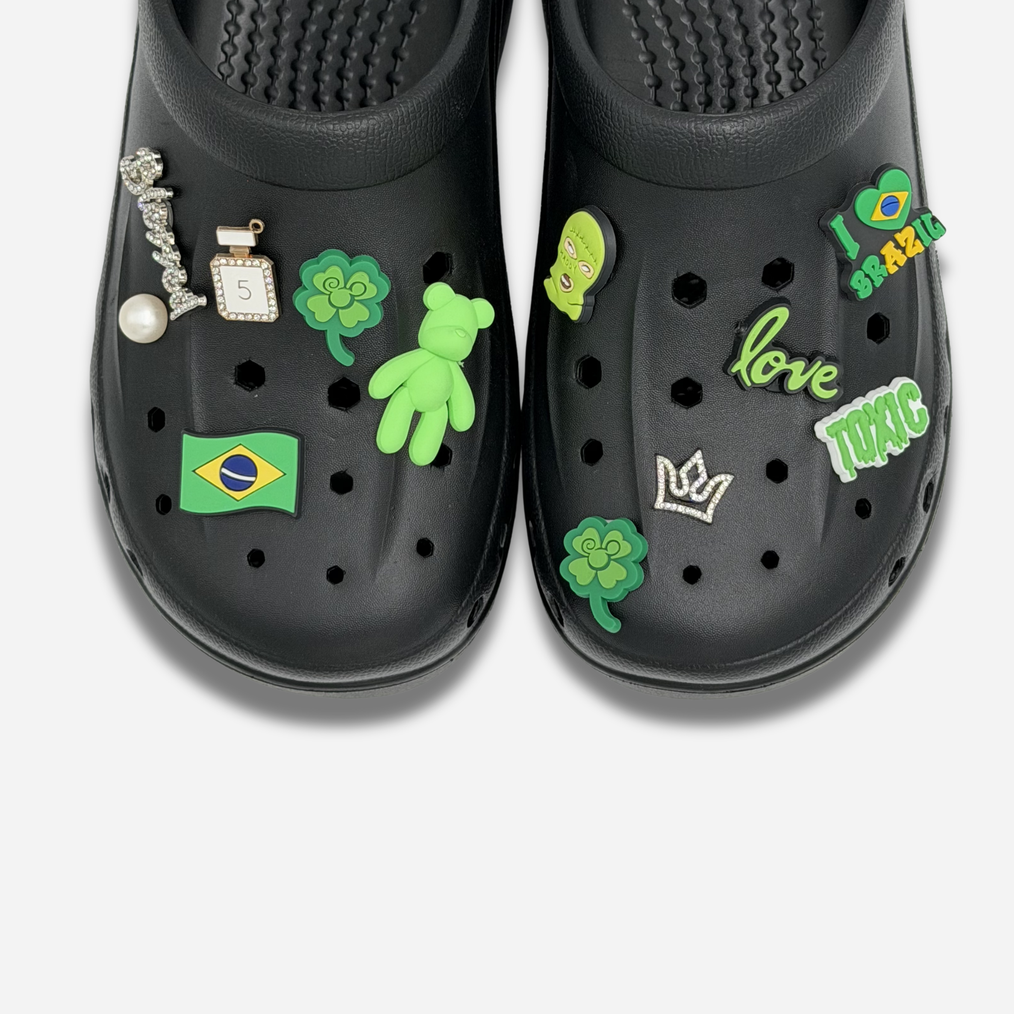 Pack 12 Pin's pour Clogs - Brésil Brillant