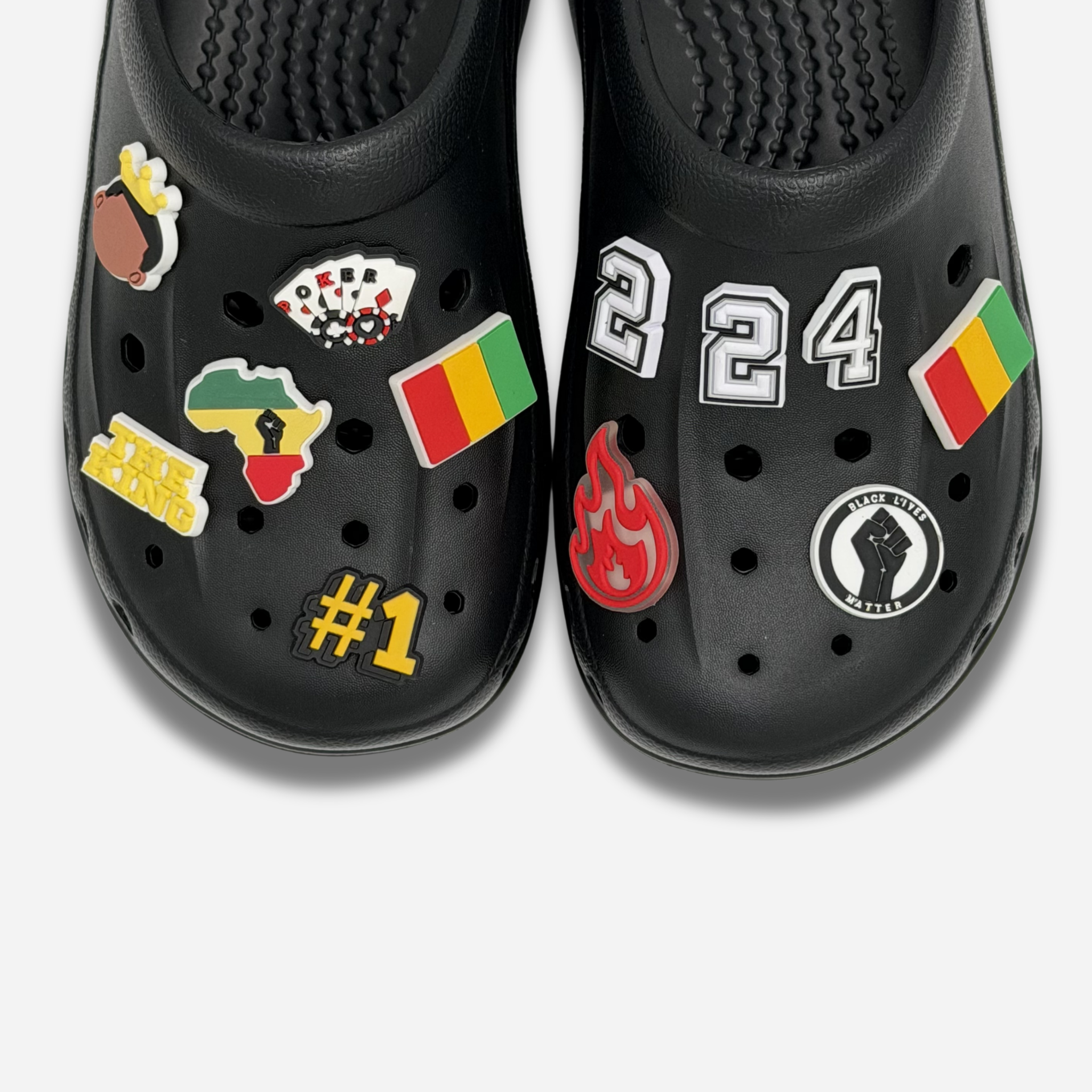 Pack 12 Pin's pour Clogs - Guinée