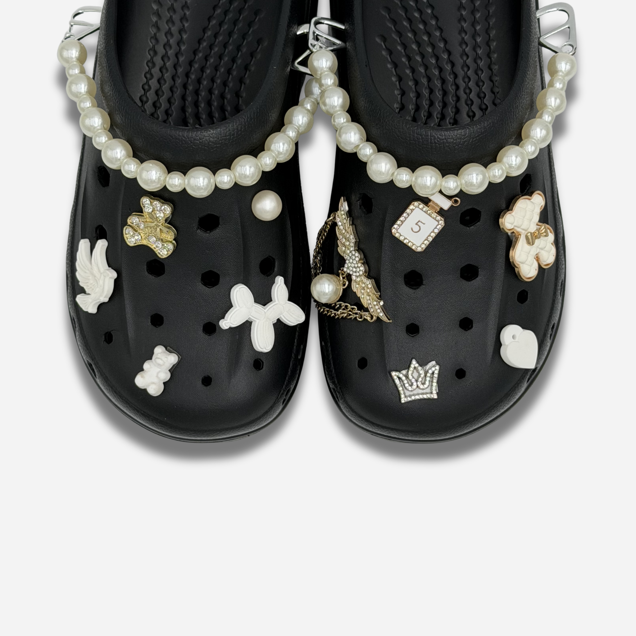 Pack 12 Pin's pour Clogs - Shiny White