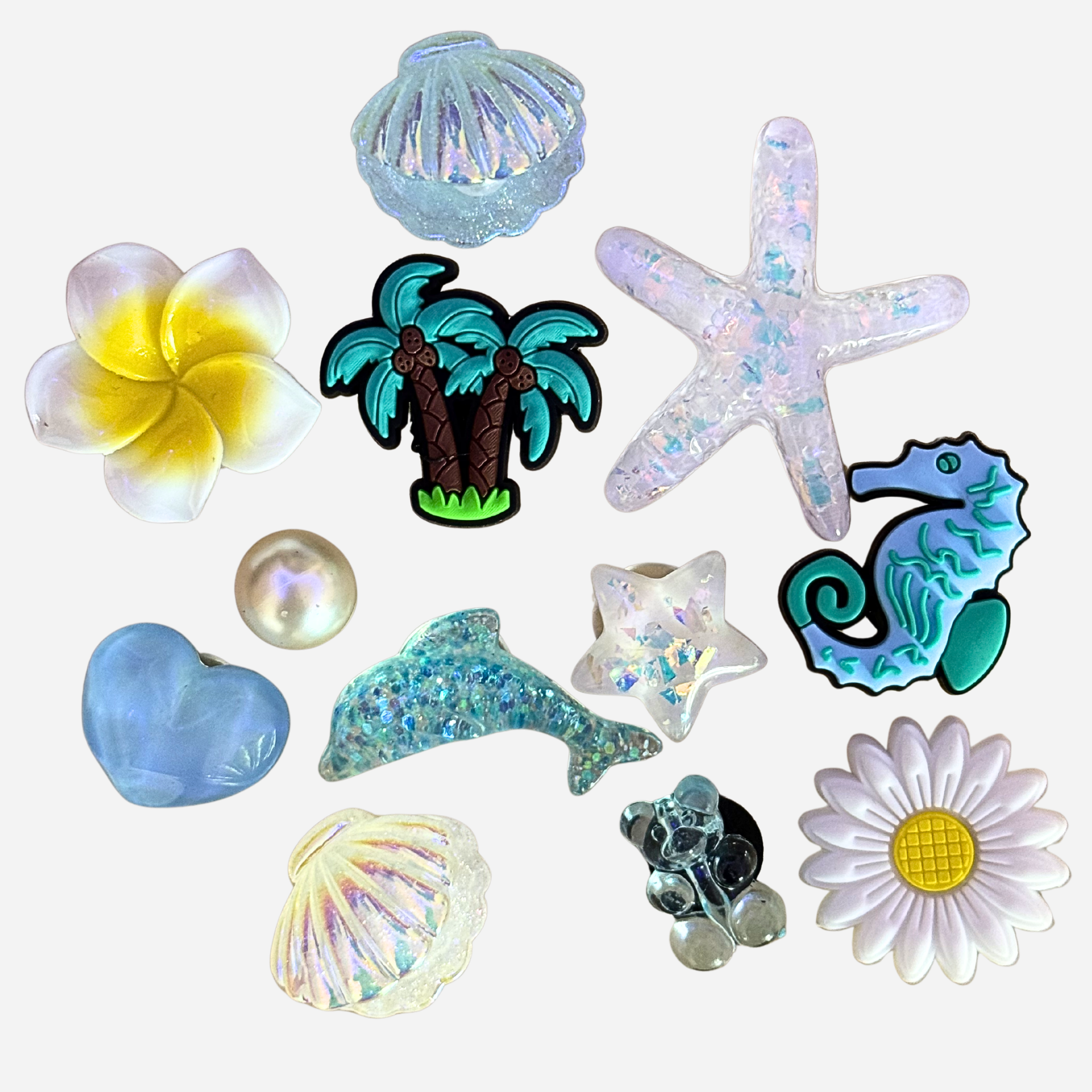 Pack 12 pin's pour Clogs - Océan & Summer Vibes