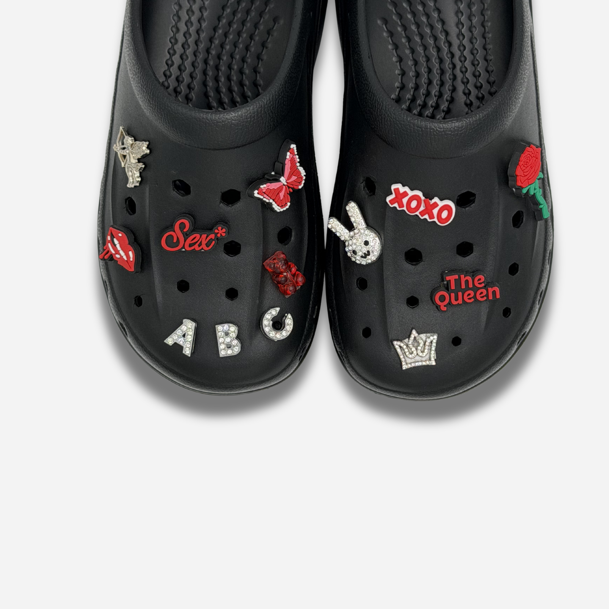 Pack 13 Pin's pour Clogs - Blaaze Red