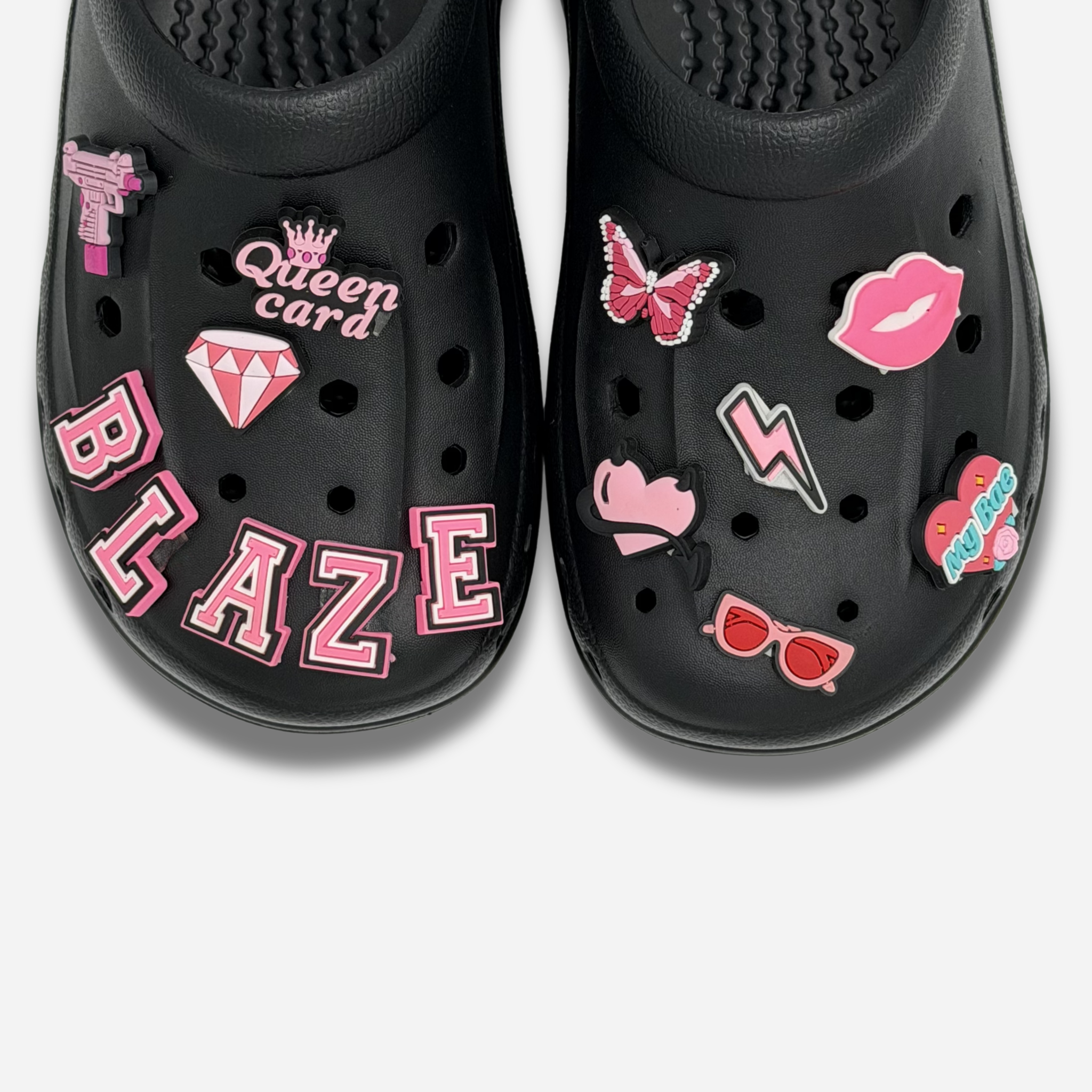Pack 14 Pin's pour Clogs - Blaze Girly