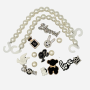 Pack 17 Pin's pour Clogs - Bling Black