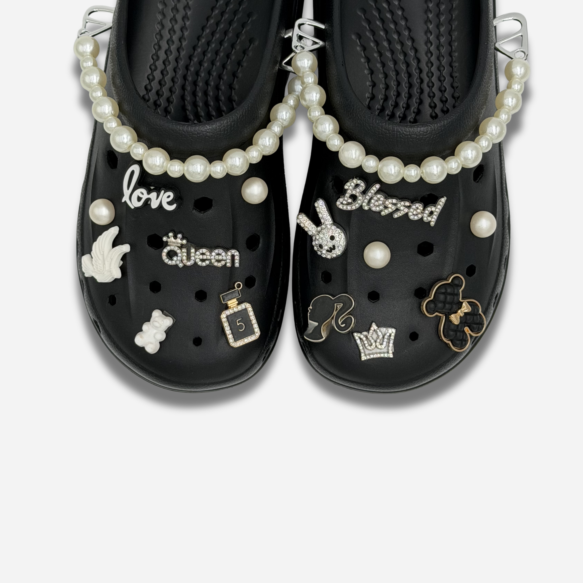 Pack 17 Pin's pour Clogs - Bling Black