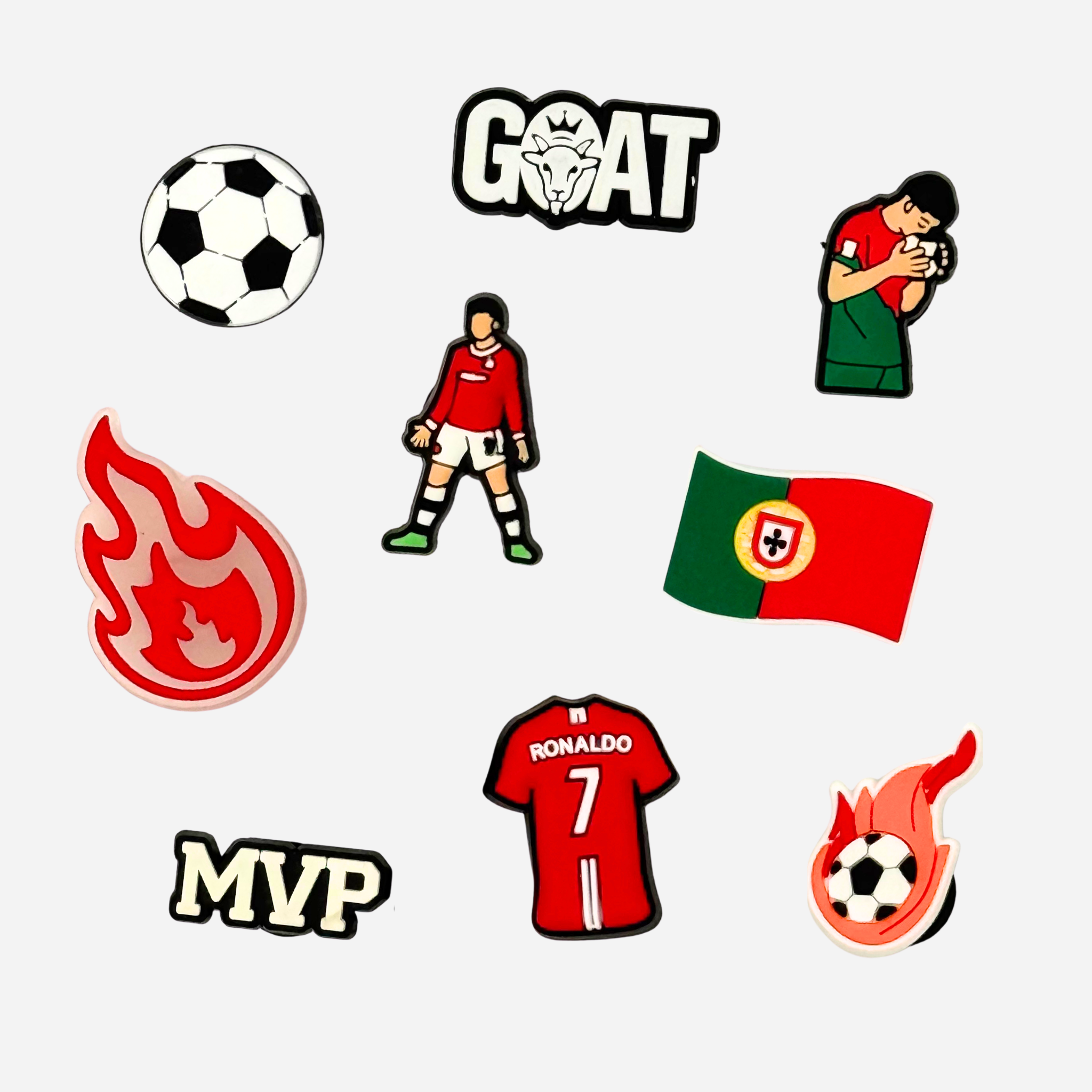 Pack 9 Pin's - Ronaldo