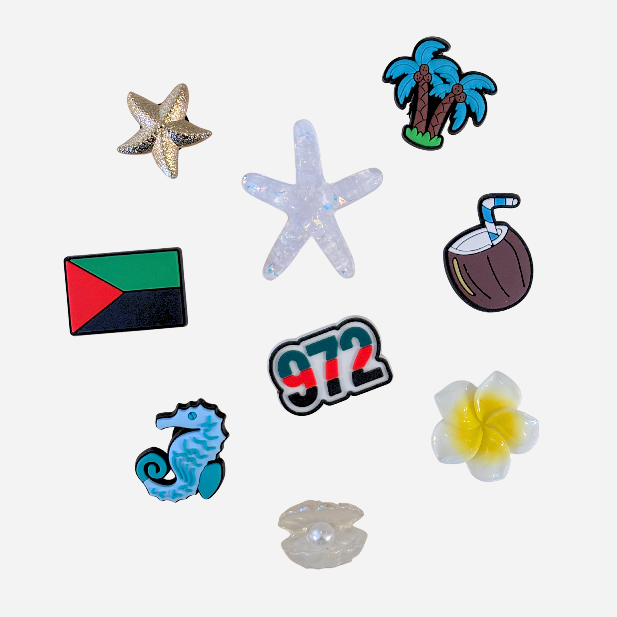 Pack 9 Pin's pour Clogs - Martinique