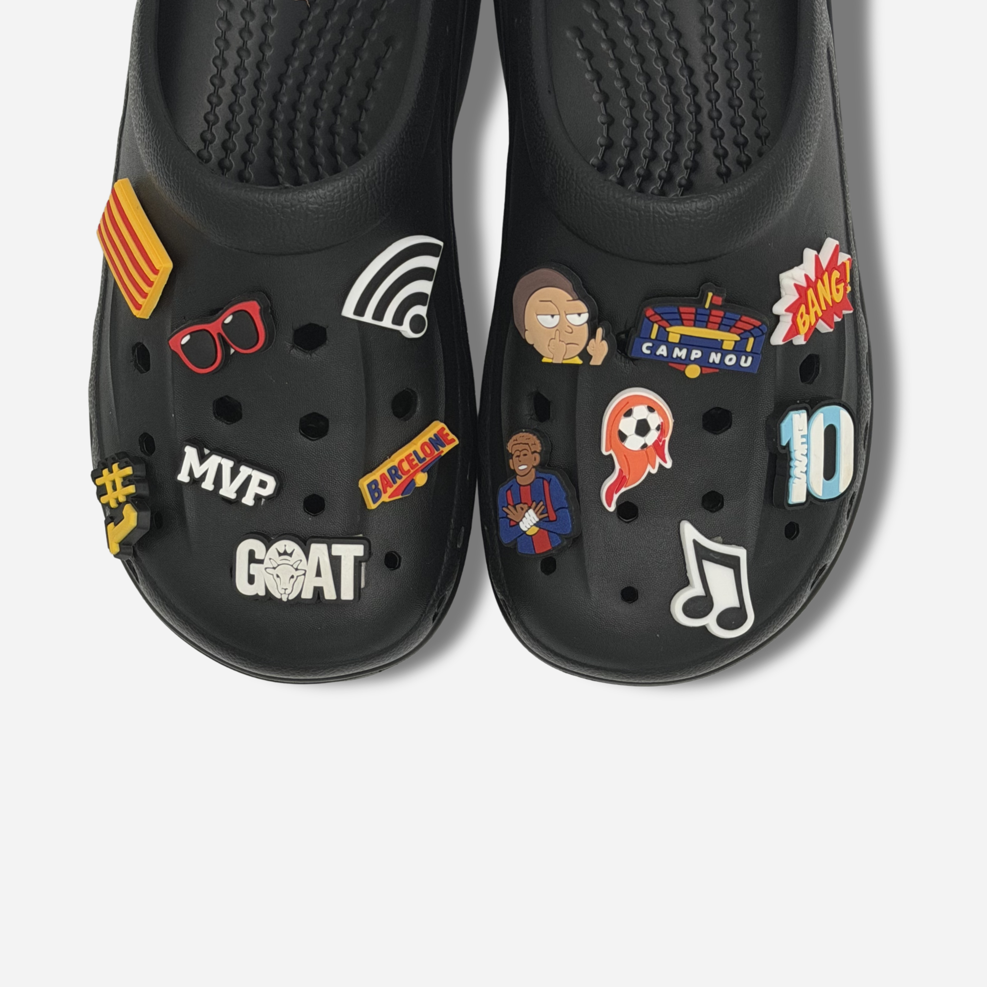 Pack de 14 pin's pour Clogs - Barcelone