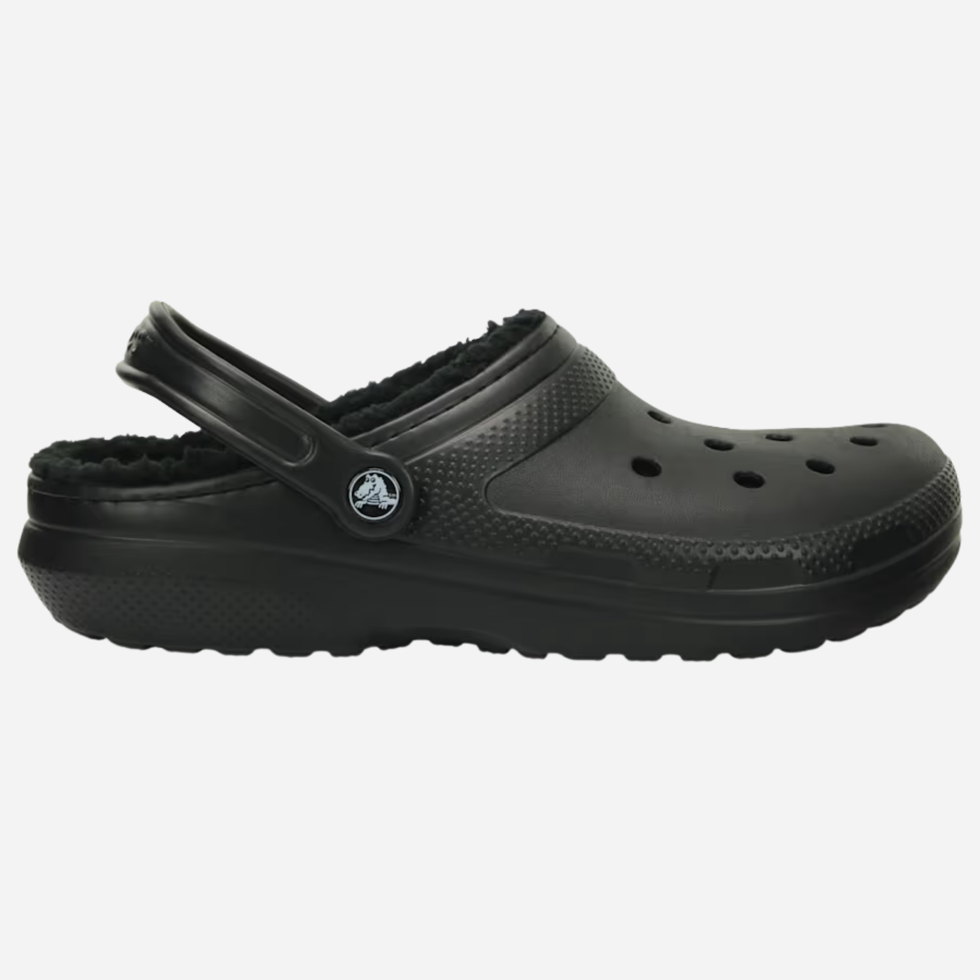 Crocs à Fourrure Noir