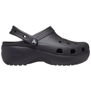 Sabot Crocs à Plateforme Noire