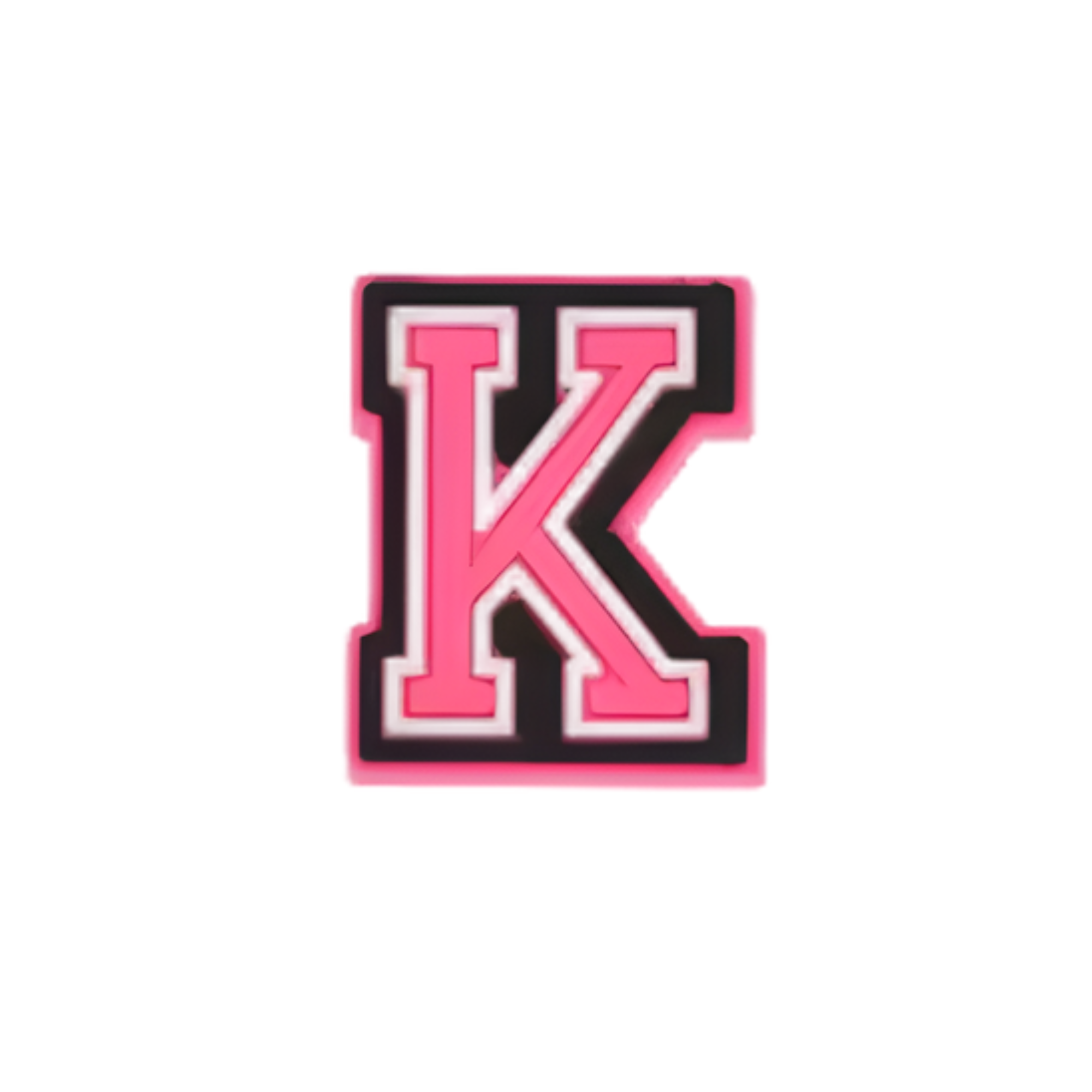 Clogs Charms - Pink Letters