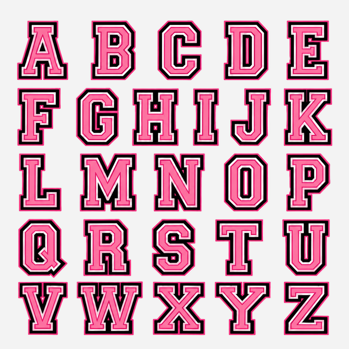 Pin's pour Clogs - Lettres Roses