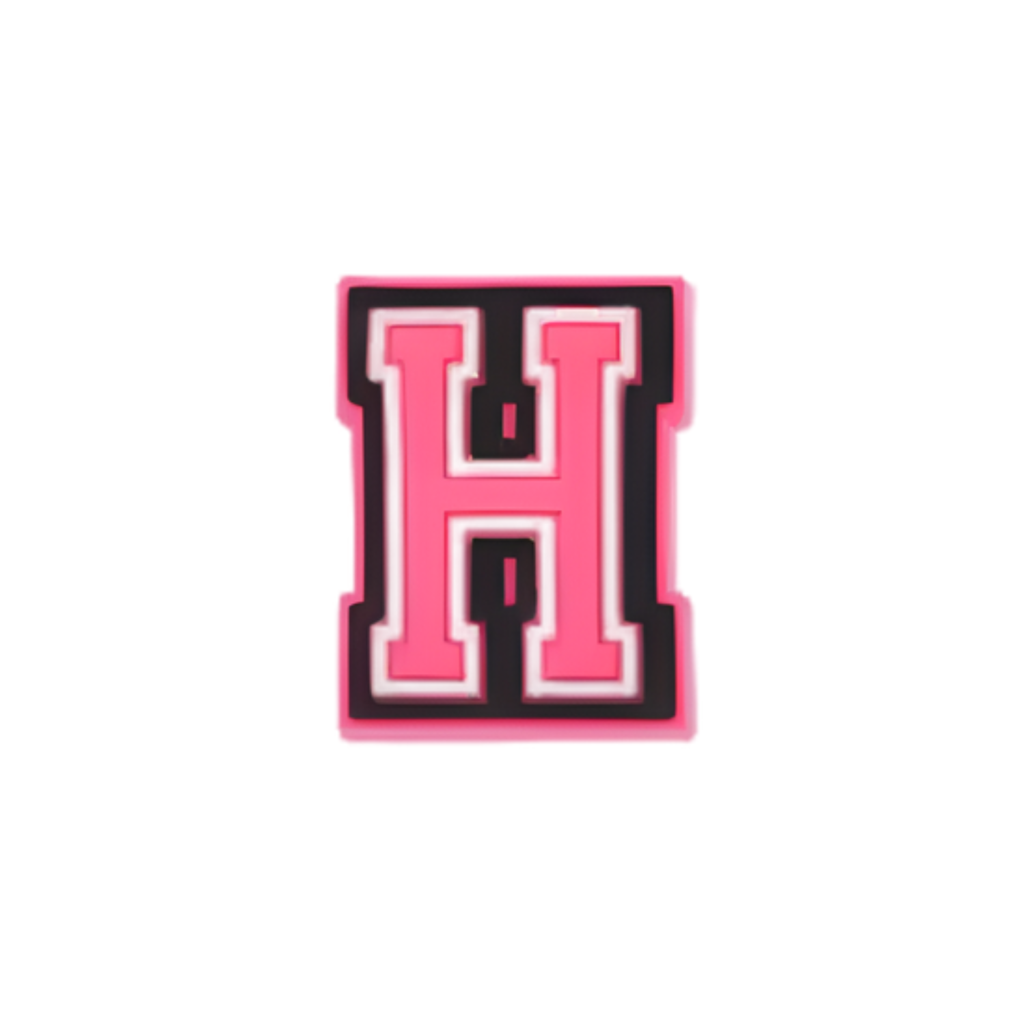 Clogs Charms - Pink Letters