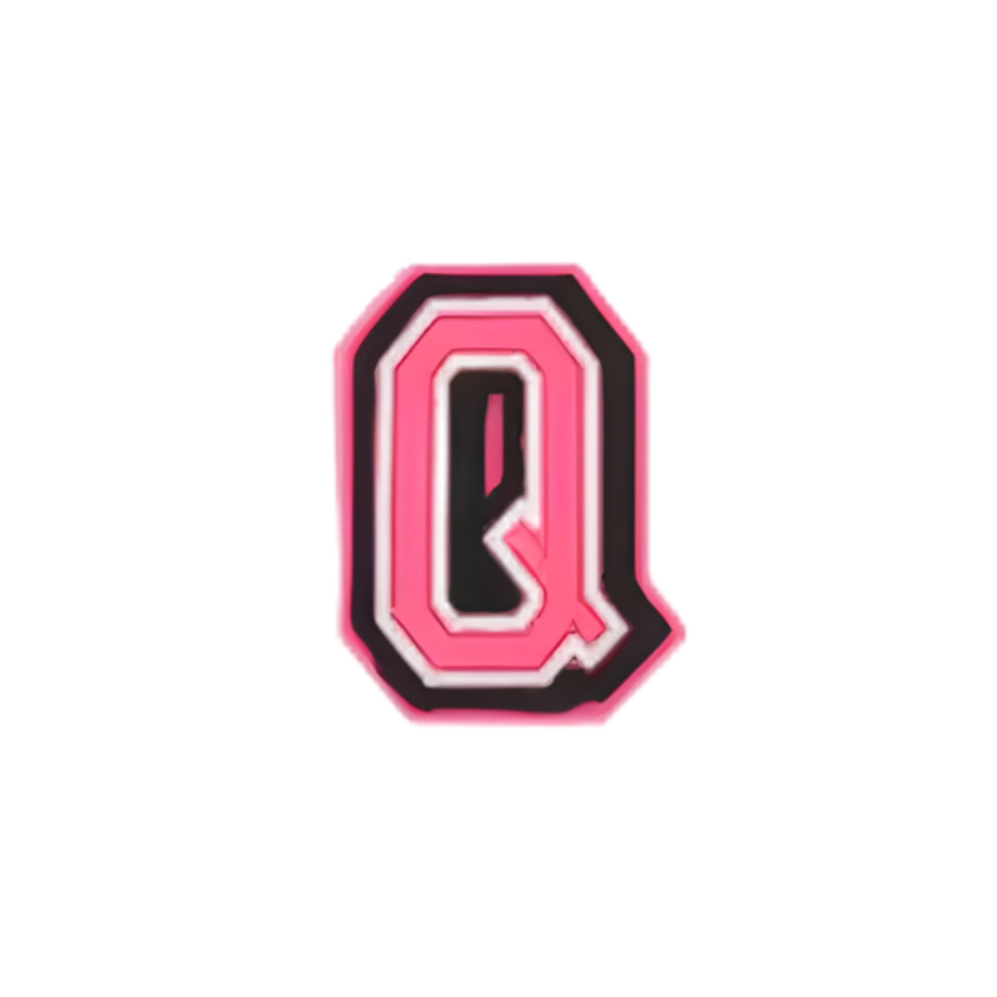 Clogs Charms - Pink Letters