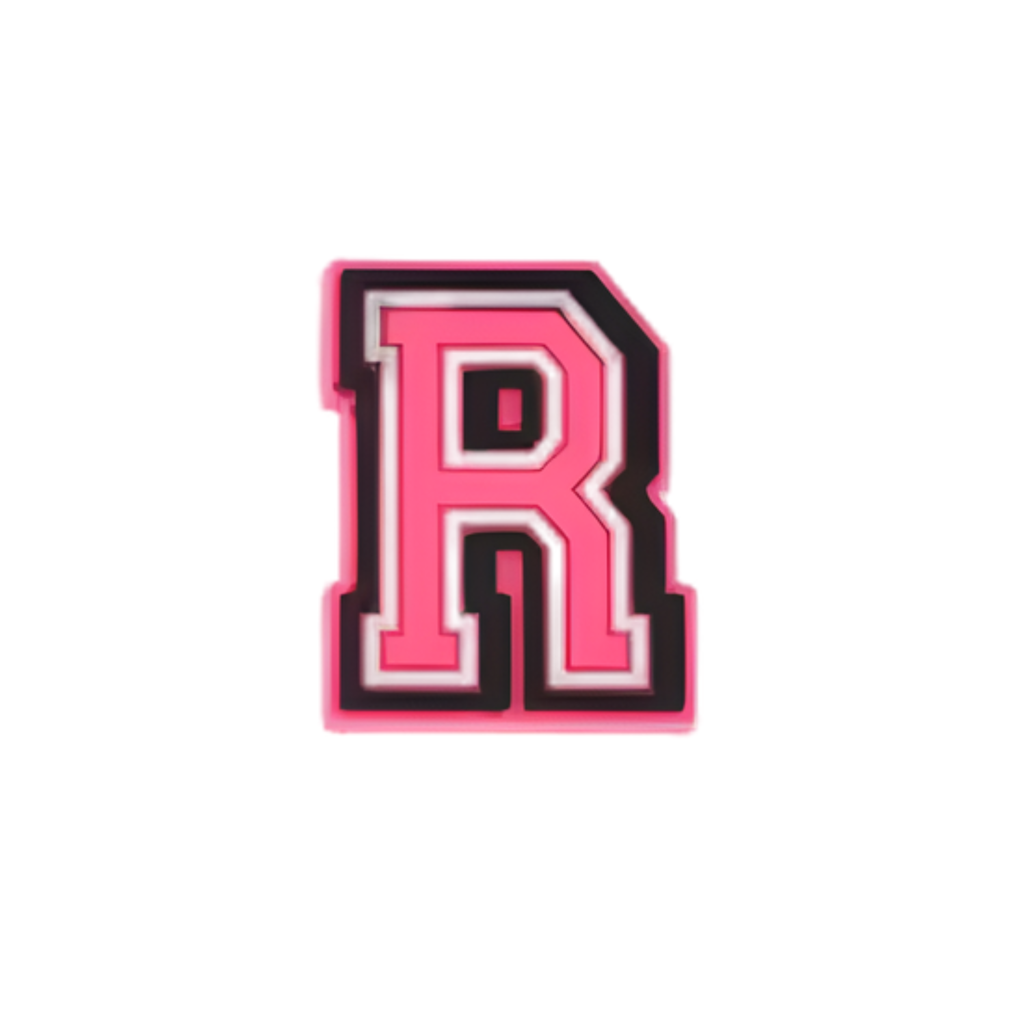 Clogs Charms - Pink Letters