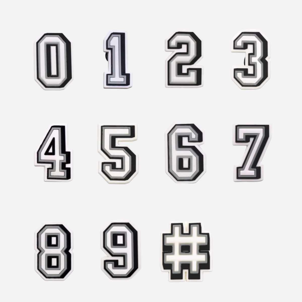 Pin's pour Clogs - Chiffres