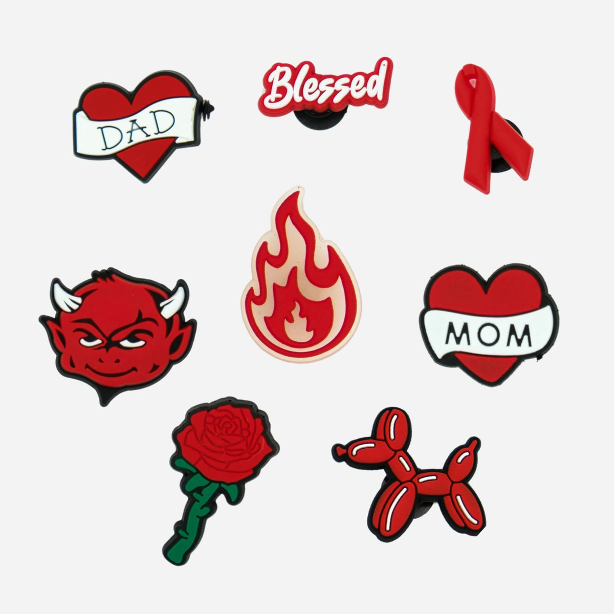 pins compatible crocs rouge 2
