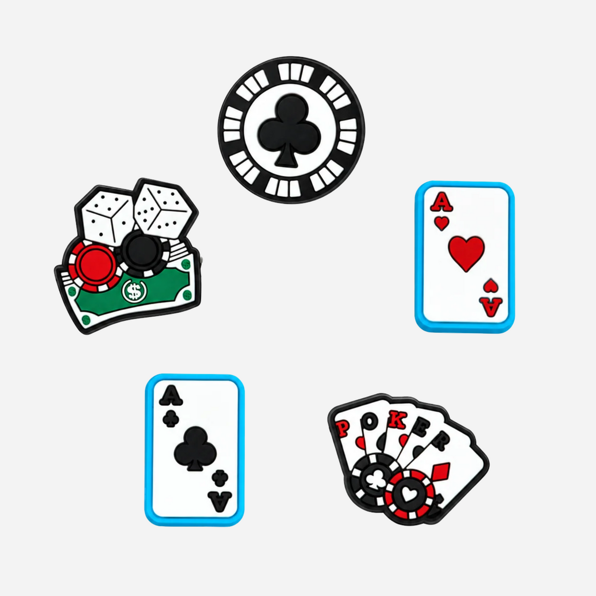 Pin's pour Clogs - Poker