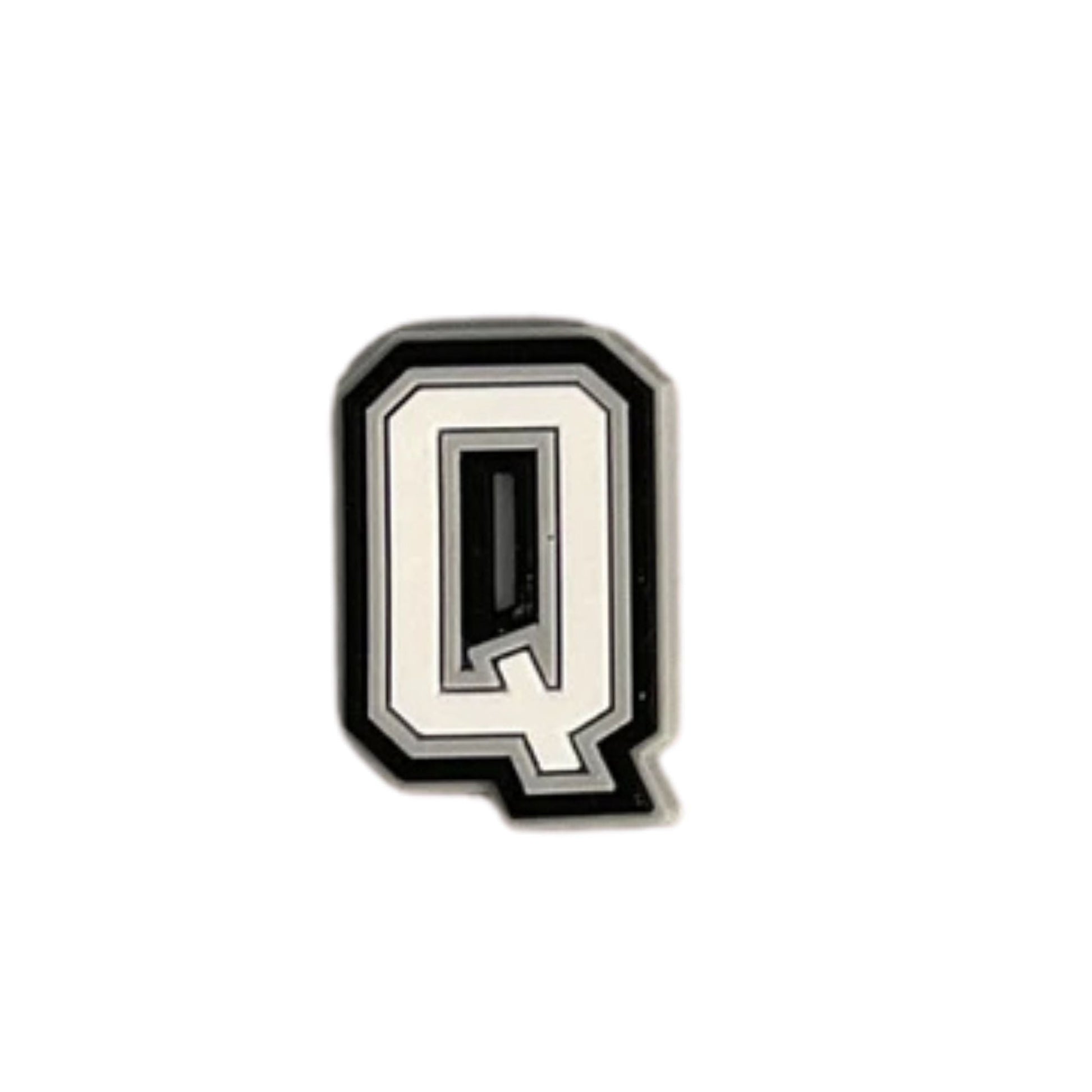 lettre q noir et blanc