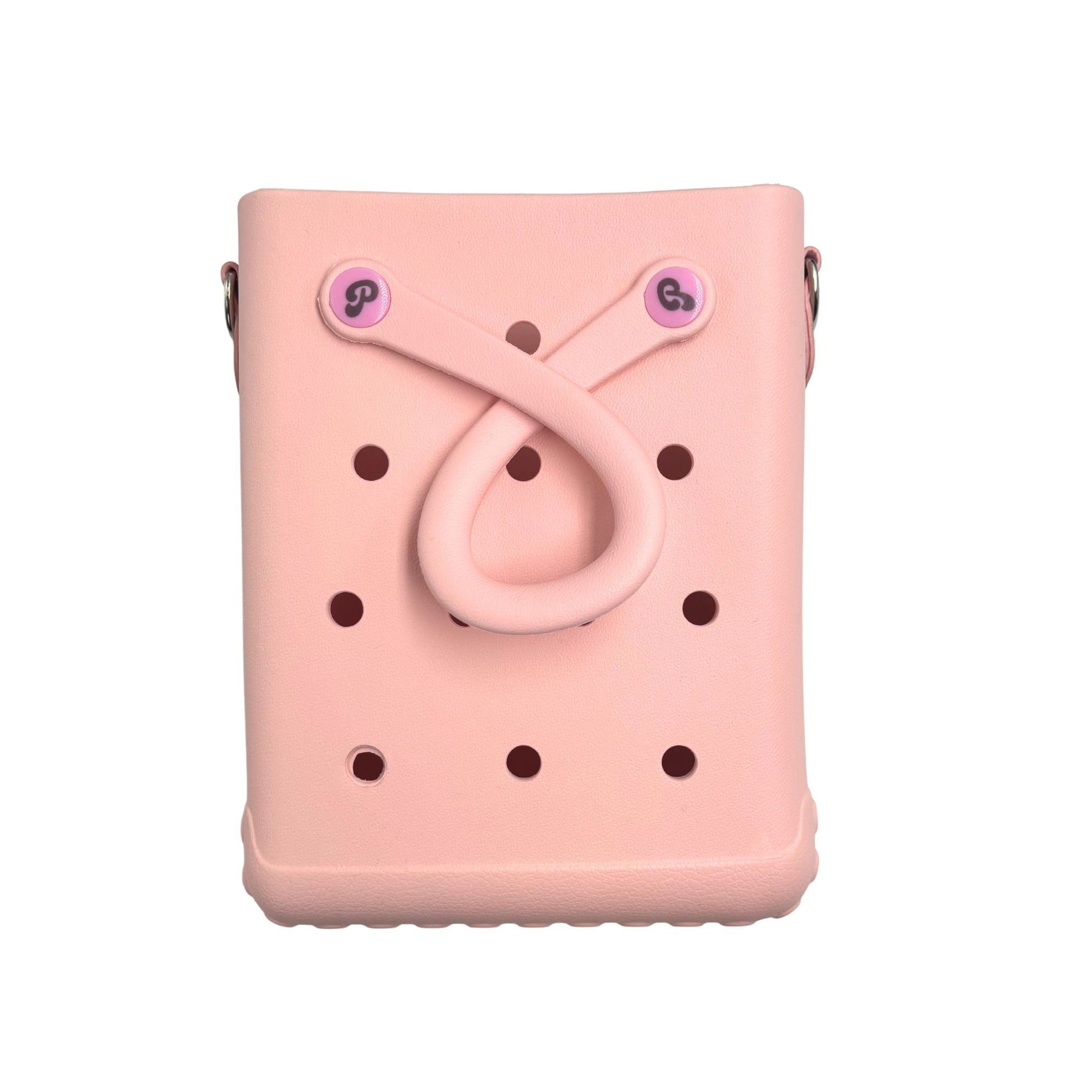 Sac personnalisable avec pins crocs rose