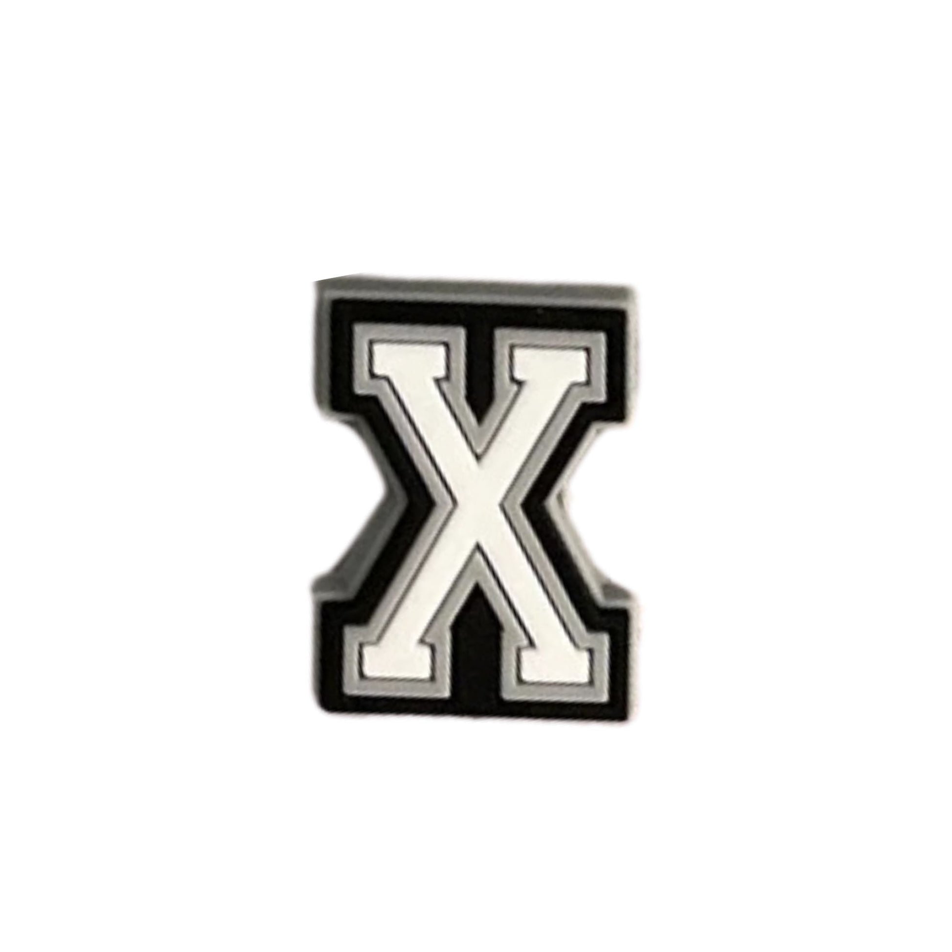 lettre x noir et blanc