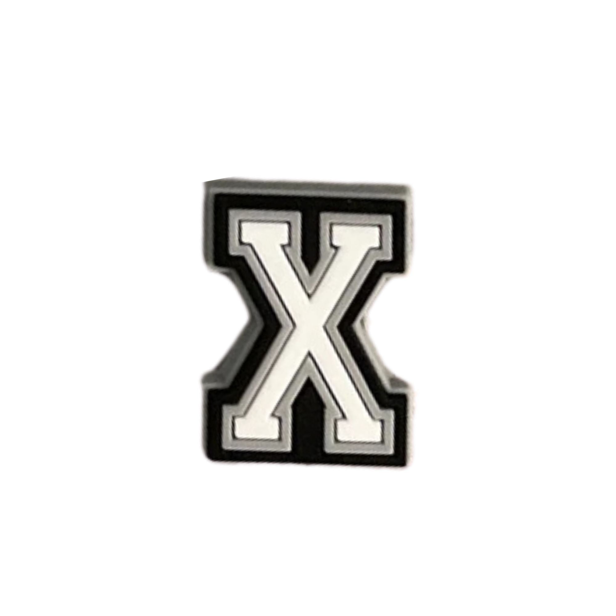 lettre x noir et blanc