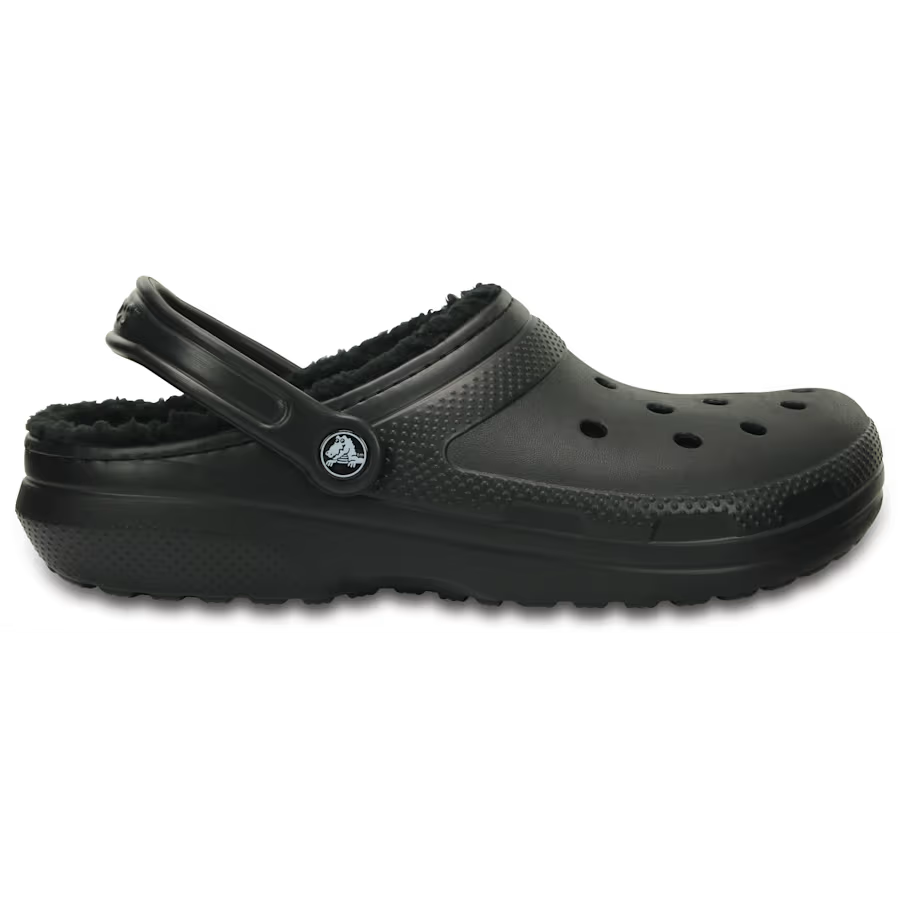 Crocs à Fourrure Noir