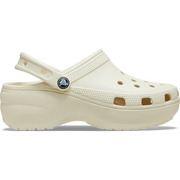 Crocs à Plateforme Beige