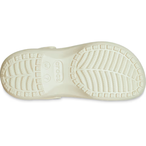 Crocs à Plateforme Beige