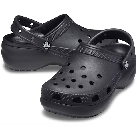 Crocs à Plateforme Noire