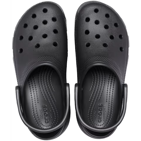Crocs à Plateforme Noire