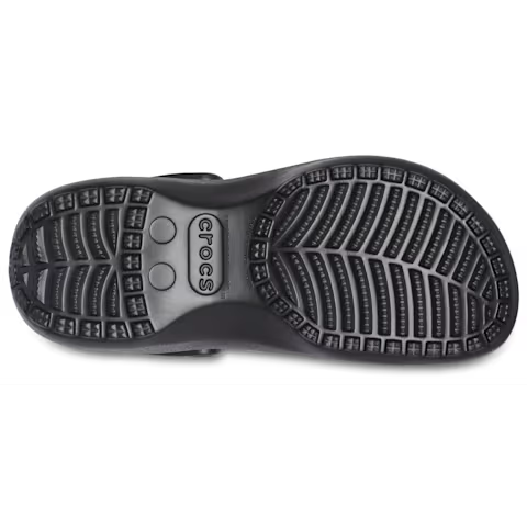 Crocs à Plateforme Noire