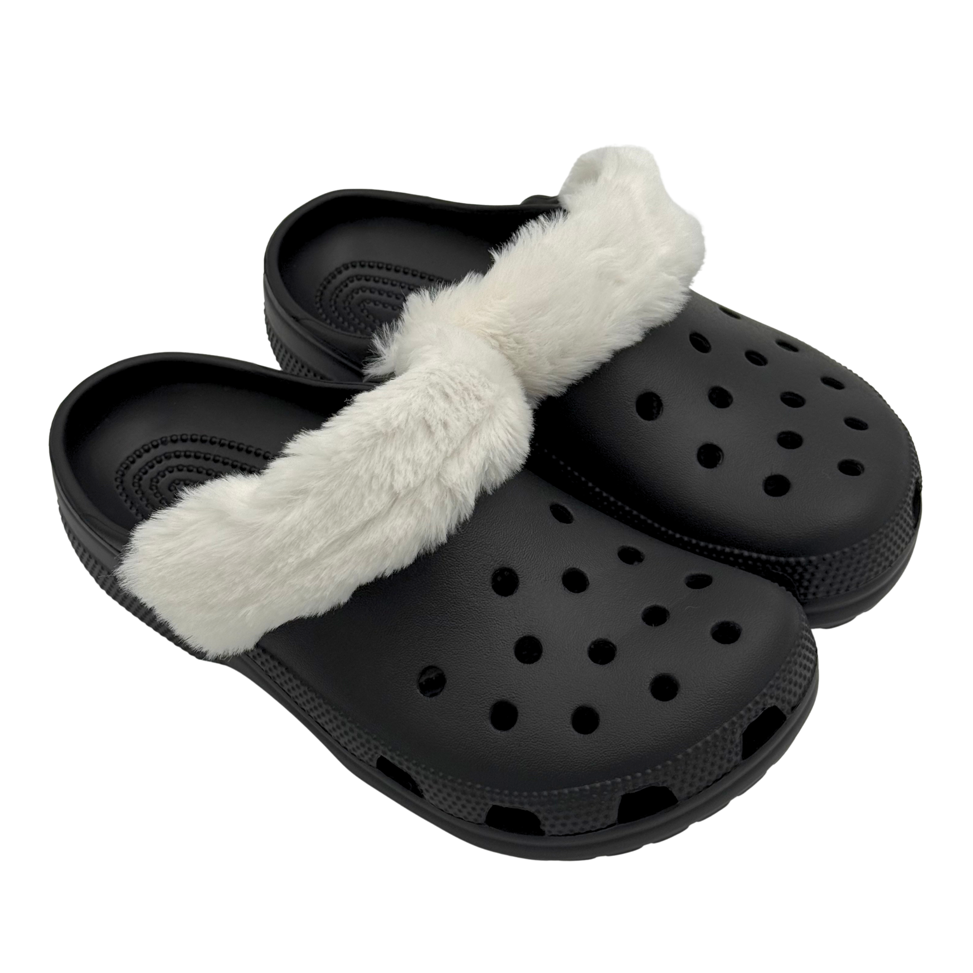 Lanières en fourrure pour Crocs