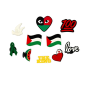 Pack 10 Pin's pour Clogs - Palestine