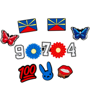 Pack of 10 Charms - Reunion