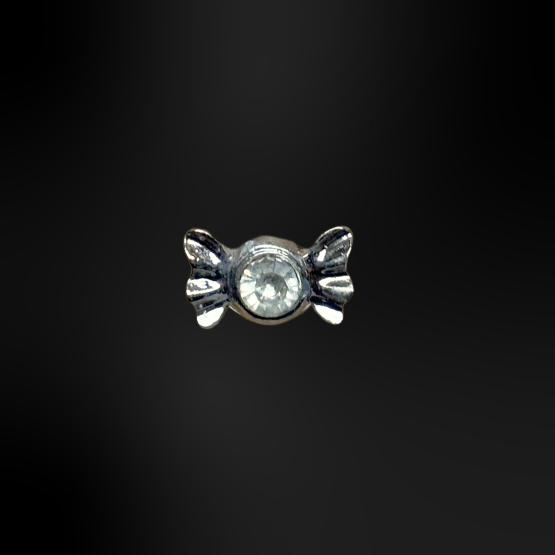 pins bonbon argent