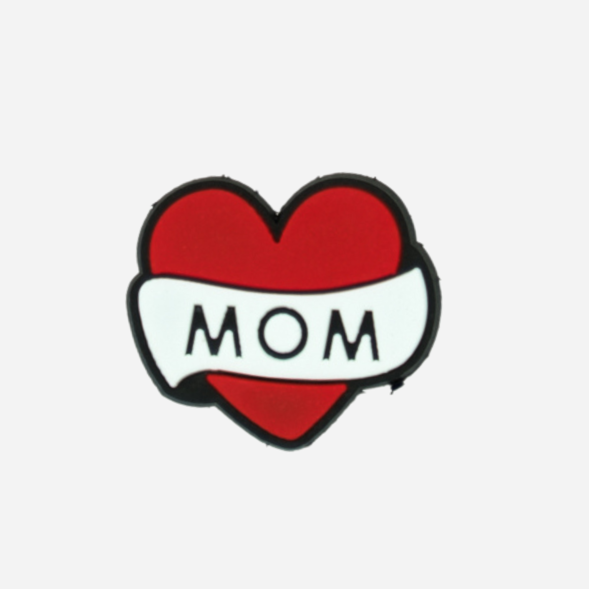 pins coeur rouge mom