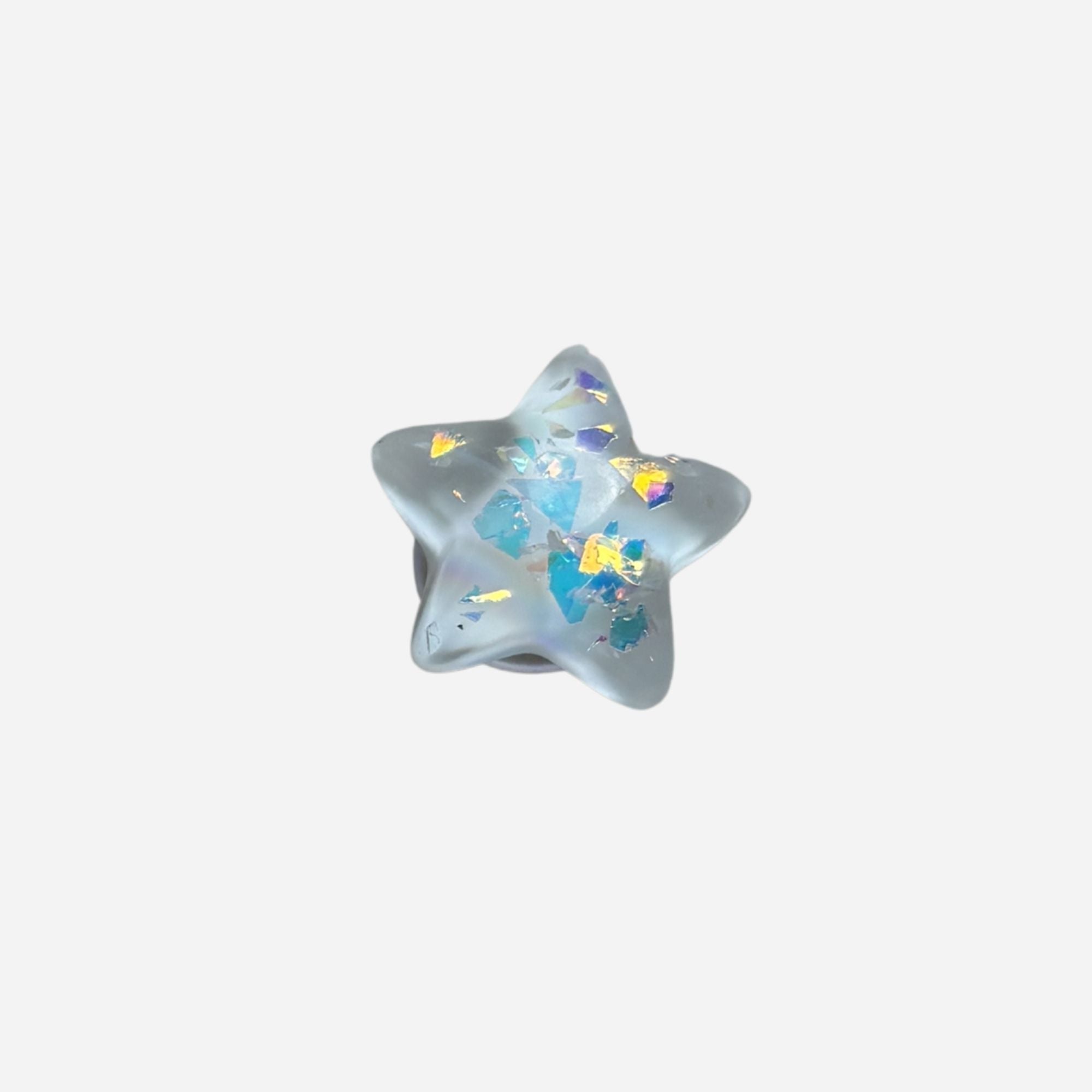 pins etoile resine bleu