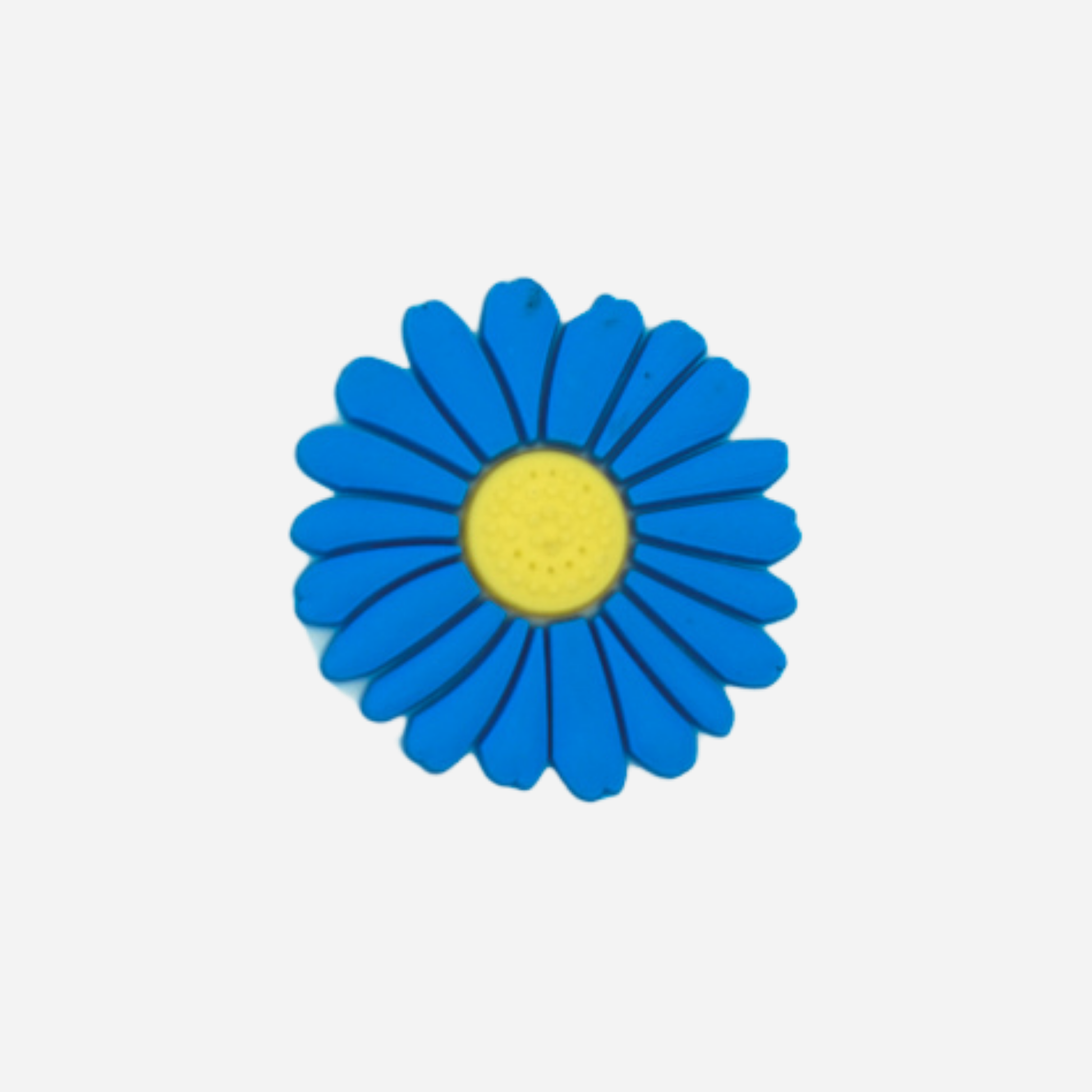pins fleur bleu