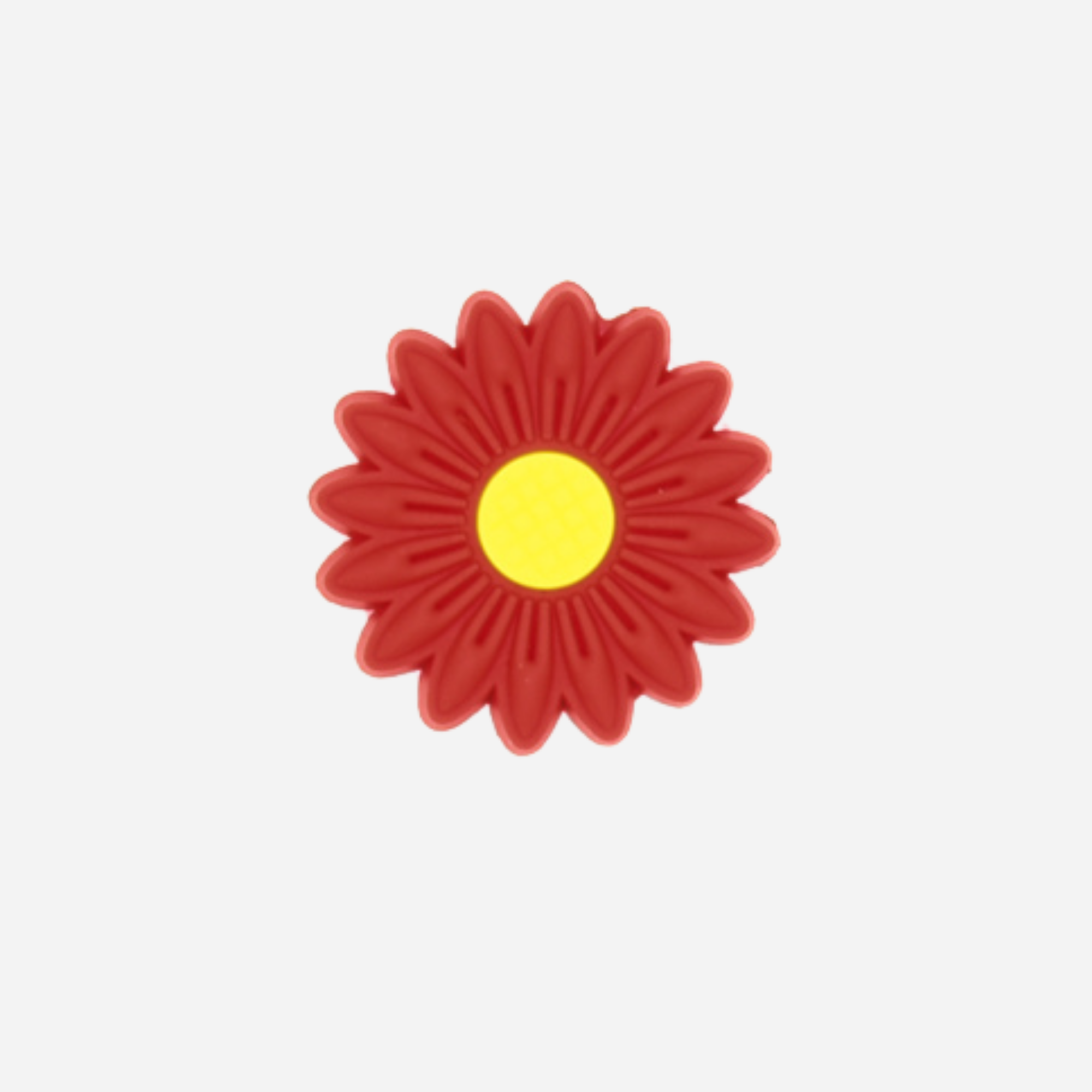 pins fleur rouge