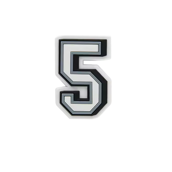 pins lettres 5 noir