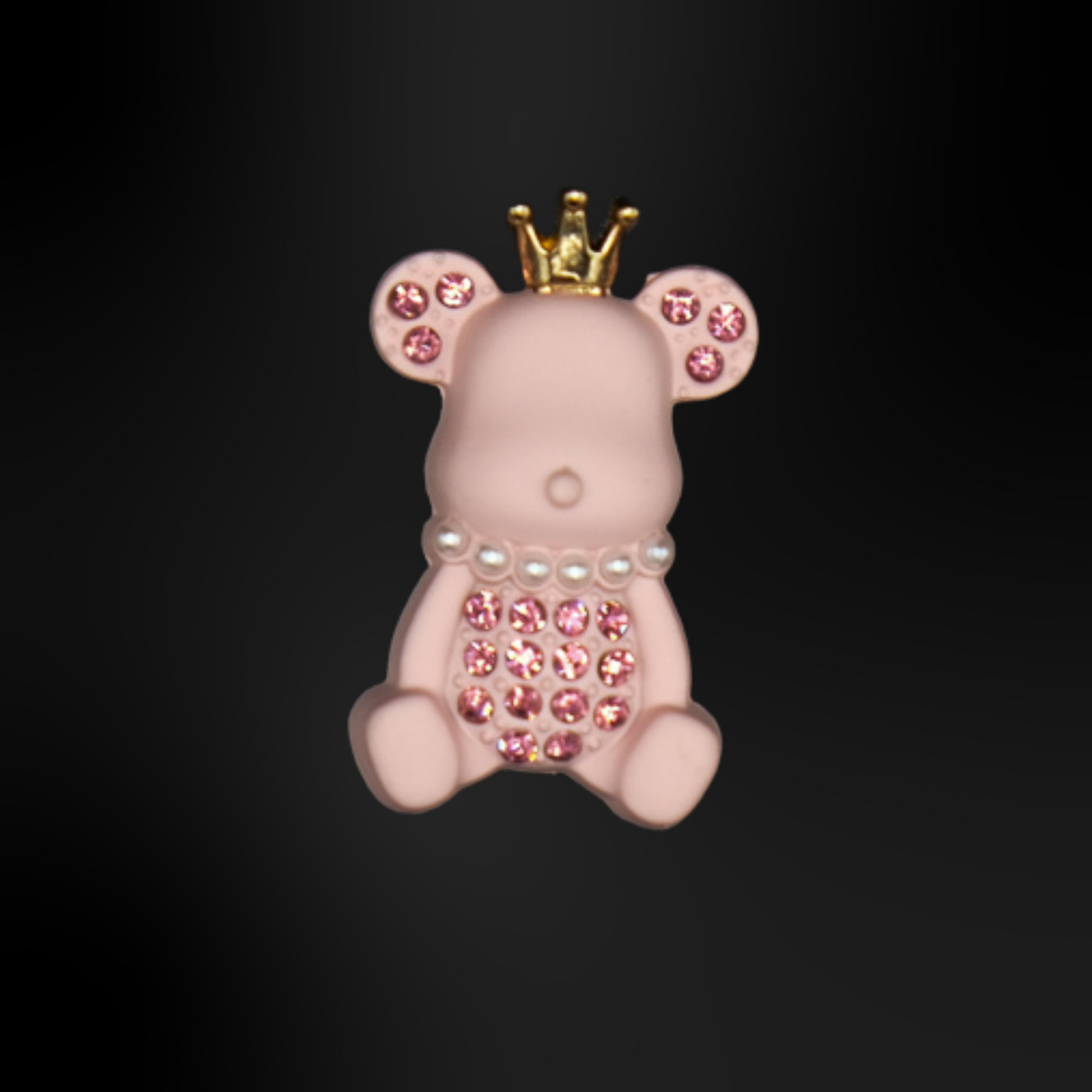  pins metallique ours rose