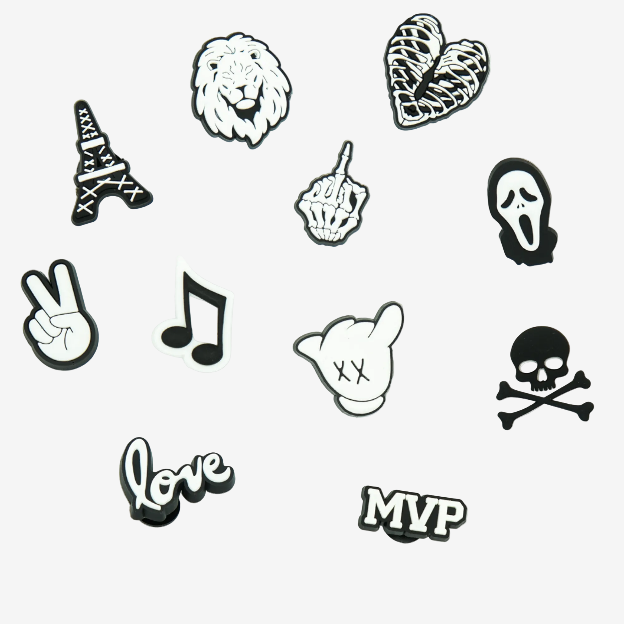 Pin's pour Clogs - Noir&Blanc