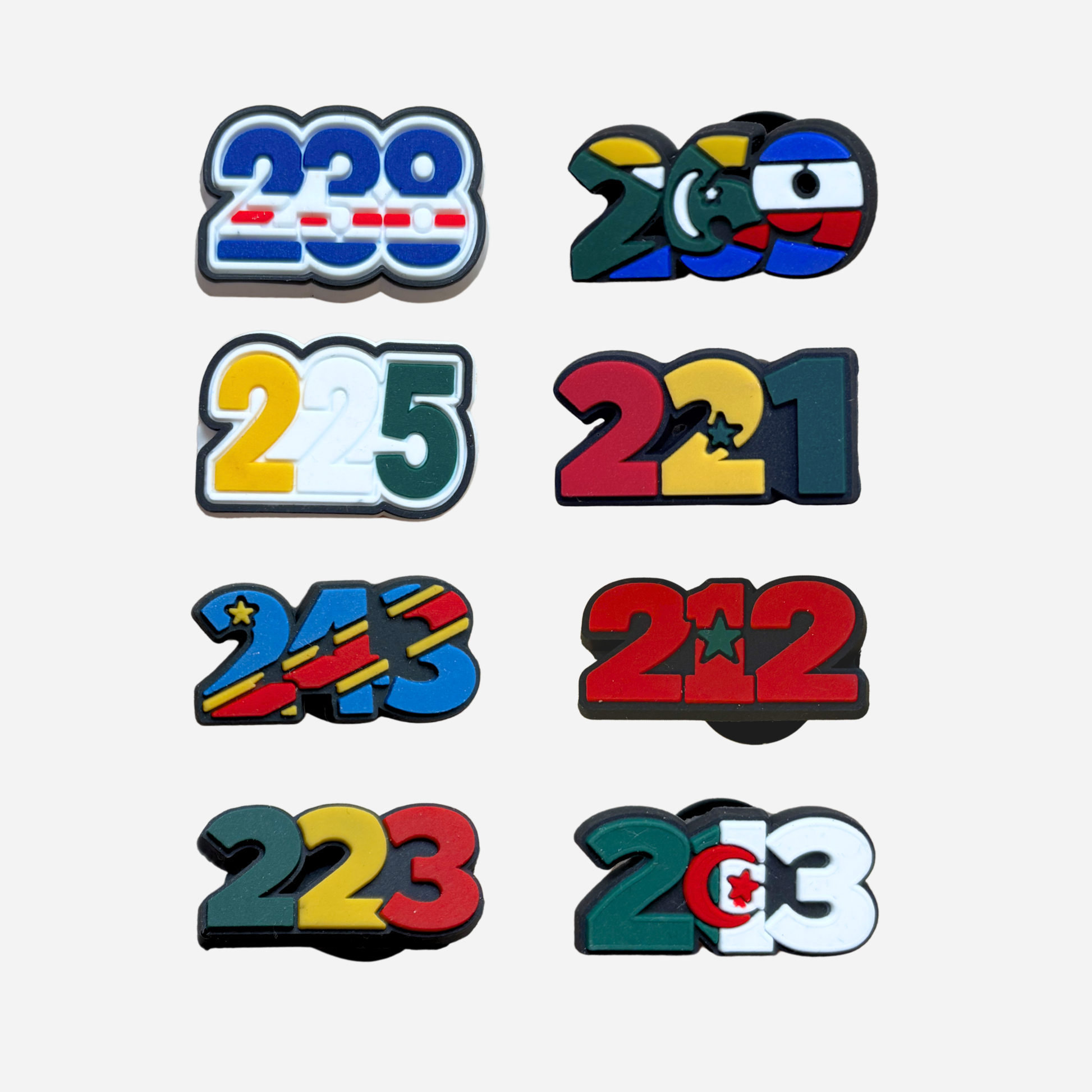 pins pour clogs Numeros_pays