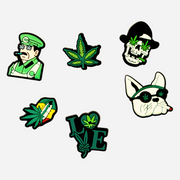 pins pour clogs weed