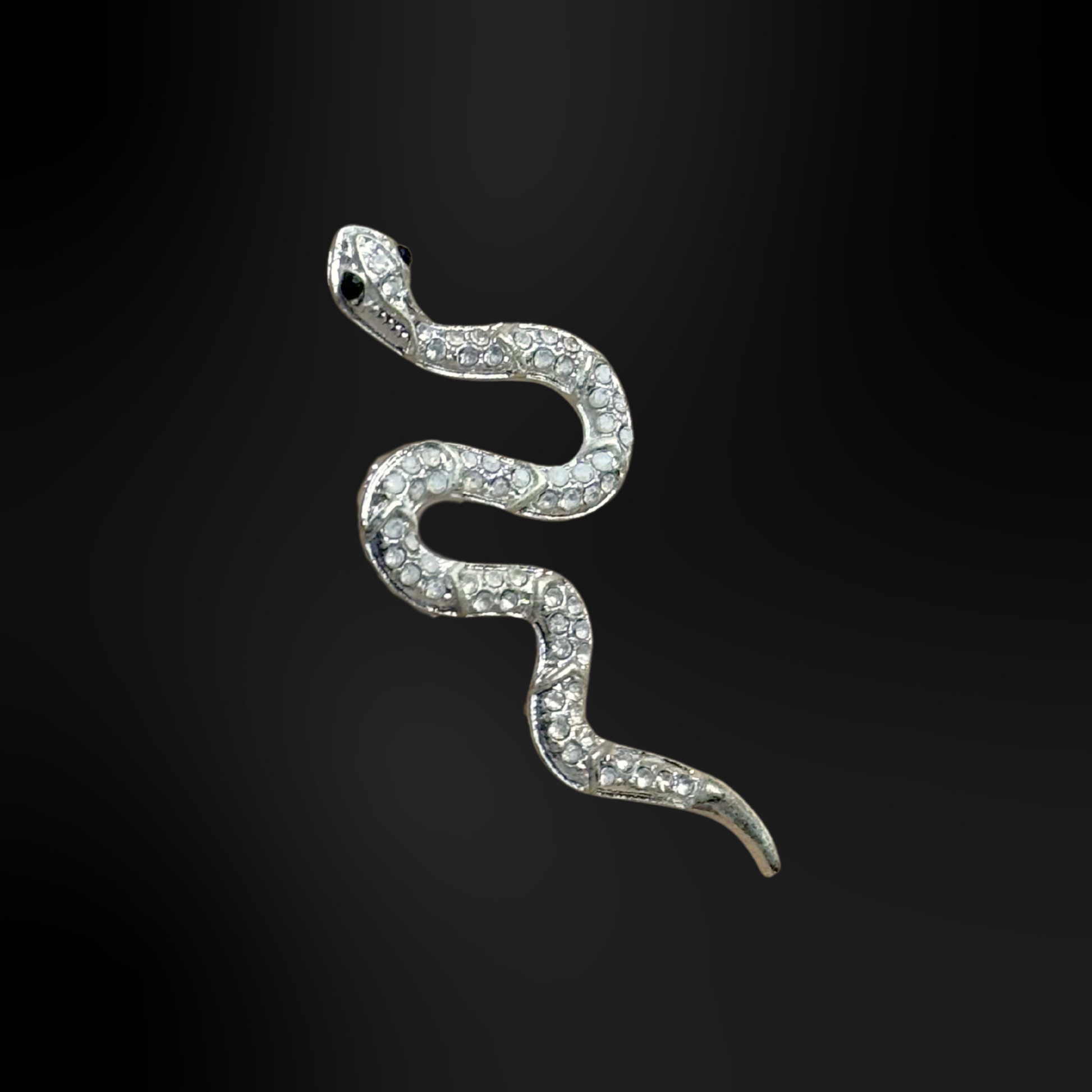 pins serpent argent